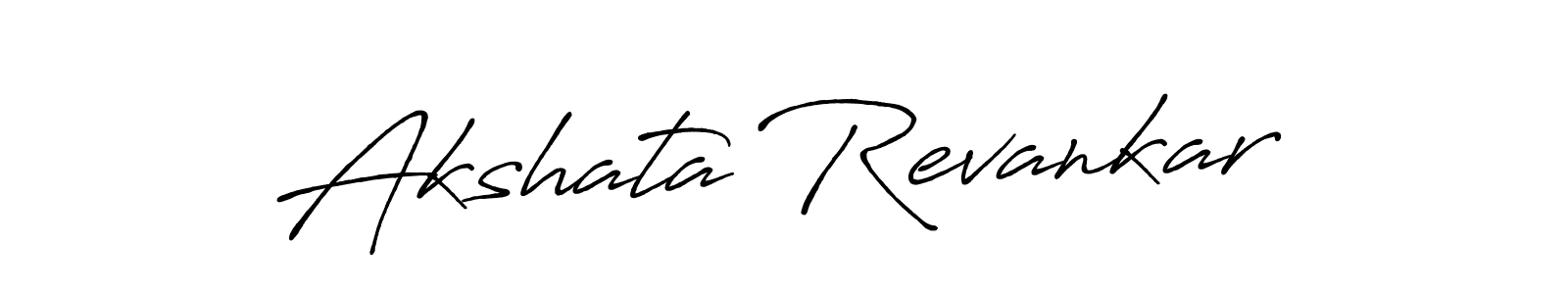 Also we have Akshata Revankar name is the best signature style. Create professional handwritten signature collection using Antro_Vectra_Bolder autograph style. Akshata Revankar signature style 7 images and pictures png