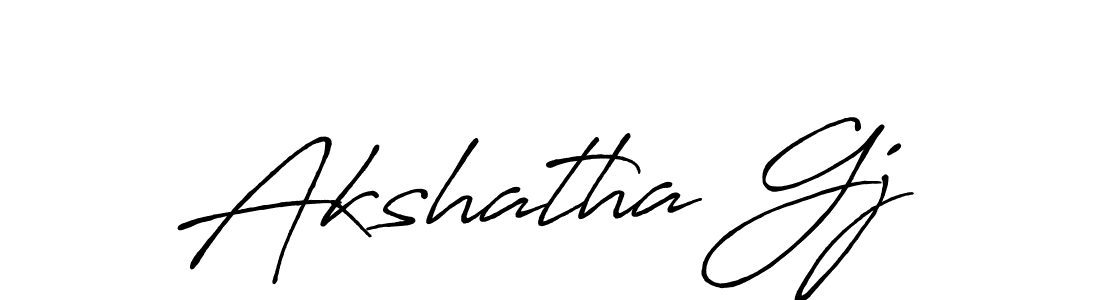 You can use this online signature creator to create a handwritten signature for the name Akshatha Gj. This is the best online autograph maker. Akshatha Gj signature style 7 images and pictures png