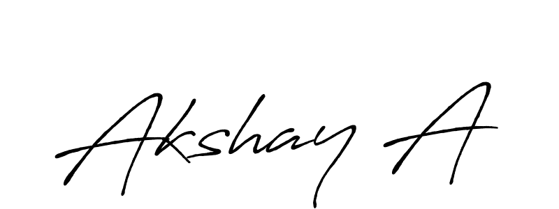 Also You can easily find your signature by using the search form. We will create Akshay A name handwritten signature images for you free of cost using Antro_Vectra_Bolder sign style. Akshay A signature style 7 images and pictures png