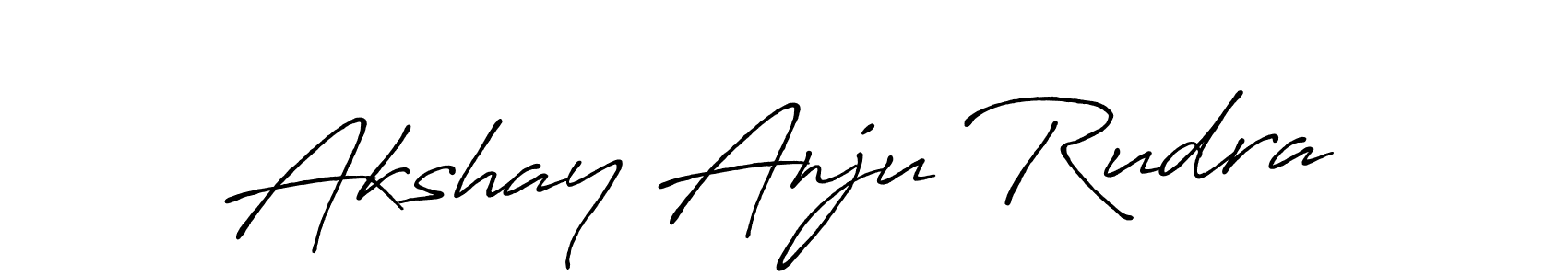 It looks lik you need a new signature style for name Akshay Anju Rudra. Design unique handwritten (Antro_Vectra_Bolder) signature with our free signature maker in just a few clicks. Akshay Anju Rudra signature style 7 images and pictures png