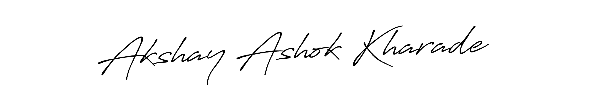 It looks lik you need a new signature style for name Akshay Ashok Kharade. Design unique handwritten (Antro_Vectra_Bolder) signature with our free signature maker in just a few clicks. Akshay Ashok Kharade signature style 7 images and pictures png