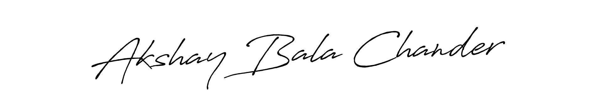 Also we have Akshay Bala Chander name is the best signature style. Create professional handwritten signature collection using Antro_Vectra_Bolder autograph style. Akshay Bala Chander signature style 7 images and pictures png