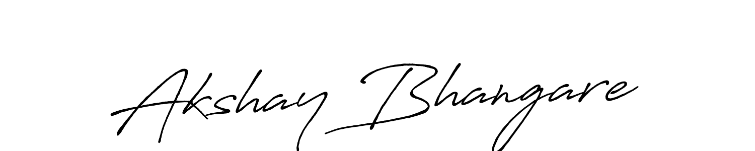 How to make Akshay Bhangare signature? Antro_Vectra_Bolder is a professional autograph style. Create handwritten signature for Akshay Bhangare name. Akshay Bhangare signature style 7 images and pictures png