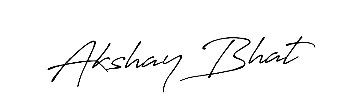 You should practise on your own different ways (Antro_Vectra_Bolder) to write your name (Akshay Bhat) in signature. don't let someone else do it for you. Akshay Bhat signature style 7 images and pictures png