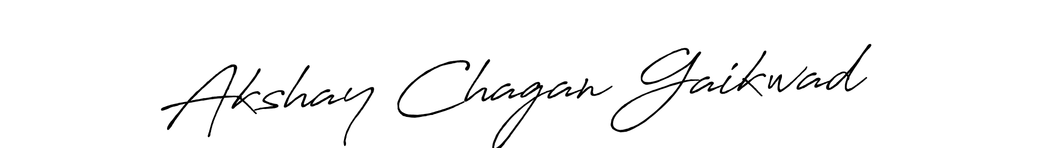 Create a beautiful signature design for name Akshay Chagan Gaikwad. With this signature (Antro_Vectra_Bolder) fonts, you can make a handwritten signature for free. Akshay Chagan Gaikwad signature style 7 images and pictures png