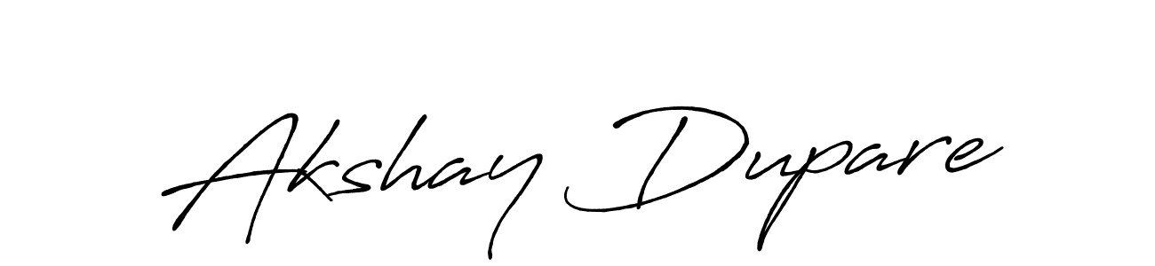 Make a short Akshay Dupare signature style. Manage your documents anywhere anytime using Antro_Vectra_Bolder. Create and add eSignatures, submit forms, share and send files easily. Akshay Dupare signature style 7 images and pictures png