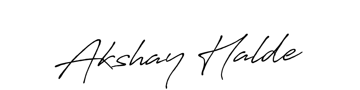 The best way (Antro_Vectra_Bolder) to make a short signature is to pick only two or three words in your name. The name Akshay Halde include a total of six letters. For converting this name. Akshay Halde signature style 7 images and pictures png