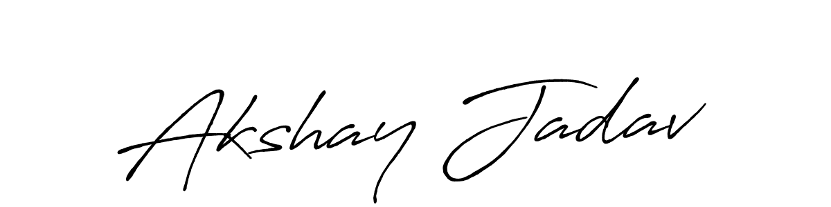 Once you've used our free online signature maker to create your best signature Antro_Vectra_Bolder style, it's time to enjoy all of the benefits that Akshay Jadav name signing documents. Akshay Jadav signature style 7 images and pictures png