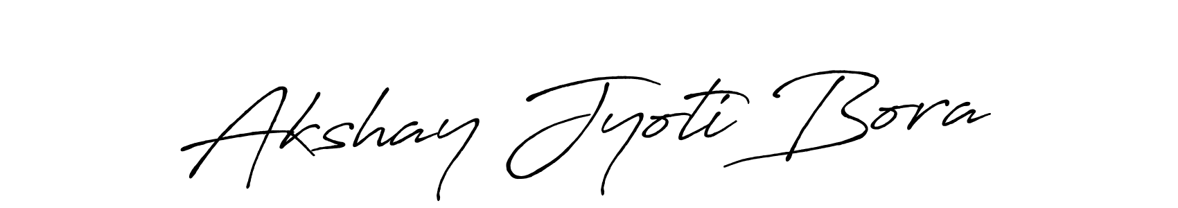 The best way (Antro_Vectra_Bolder) to make a short signature is to pick only two or three words in your name. The name Akshay Jyoti Bora include a total of six letters. For converting this name. Akshay Jyoti Bora signature style 7 images and pictures png