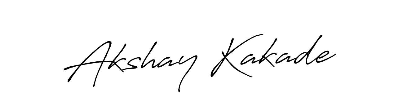 It looks lik you need a new signature style for name Akshay Kakade. Design unique handwritten (Antro_Vectra_Bolder) signature with our free signature maker in just a few clicks. Akshay Kakade signature style 7 images and pictures png