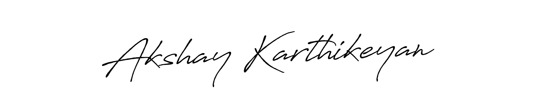 This is the best signature style for the Akshay Karthikeyan name. Also you like these signature font (Antro_Vectra_Bolder). Mix name signature. Akshay Karthikeyan signature style 7 images and pictures png