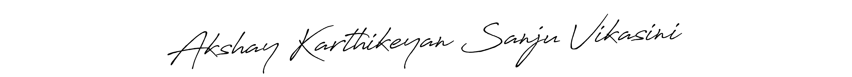 How to Draw Akshay Karthikeyan Sanju Vikasini signature style? Antro_Vectra_Bolder is a latest design signature styles for name Akshay Karthikeyan Sanju Vikasini. Akshay Karthikeyan Sanju Vikasini signature style 7 images and pictures png