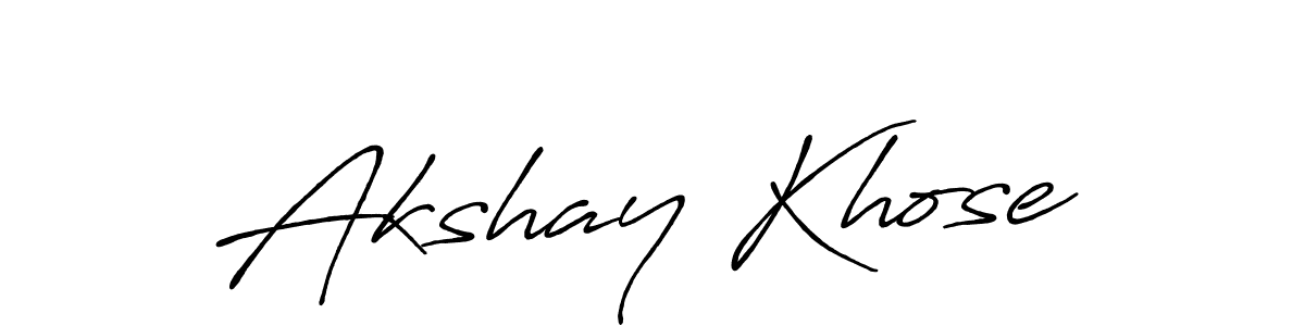 if you are searching for the best signature style for your name Akshay Khose. so please give up your signature search. here we have designed multiple signature styles  using Antro_Vectra_Bolder. Akshay Khose signature style 7 images and pictures png