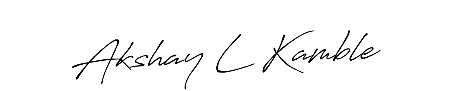 The best way (Antro_Vectra_Bolder) to make a short signature is to pick only two or three words in your name. The name Akshay L Kamble include a total of six letters. For converting this name. Akshay L Kamble signature style 7 images and pictures png