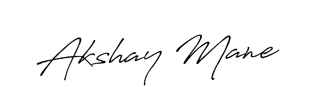 Also we have Akshay Mane name is the best signature style. Create professional handwritten signature collection using Antro_Vectra_Bolder autograph style. Akshay Mane signature style 7 images and pictures png