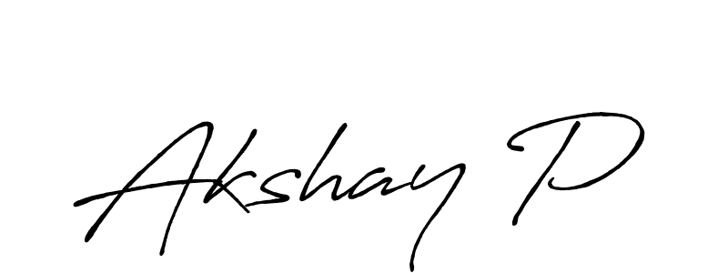 The best way (Antro_Vectra_Bolder) to make a short signature is to pick only two or three words in your name. The name Akshay P include a total of six letters. For converting this name. Akshay P signature style 7 images and pictures png