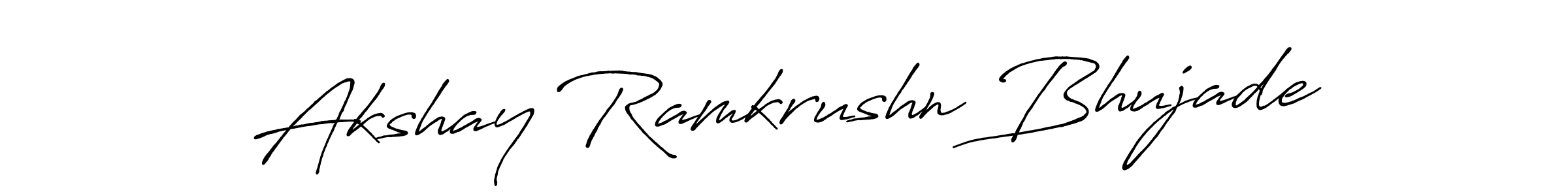 Similarly Antro_Vectra_Bolder is the best handwritten signature design. Signature creator online .You can use it as an online autograph creator for name Akshay Ramkrushn Bhujade. Akshay Ramkrushn Bhujade signature style 7 images and pictures png