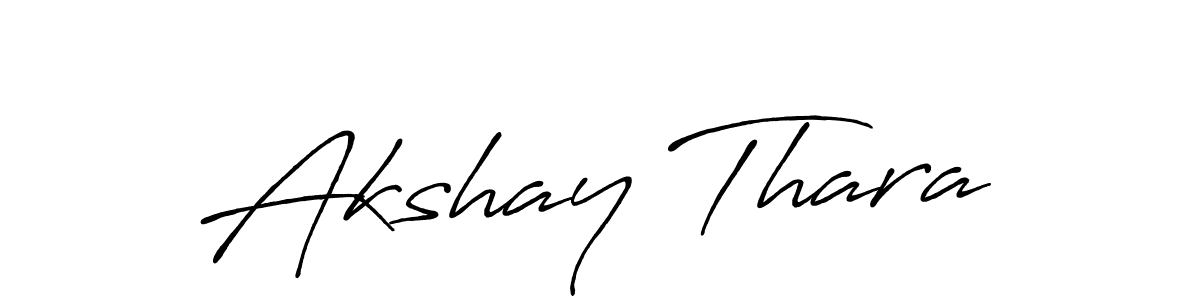 Akshay Thara stylish signature style. Best Handwritten Sign (Antro_Vectra_Bolder) for my name. Handwritten Signature Collection Ideas for my name Akshay Thara. Akshay Thara signature style 7 images and pictures png
