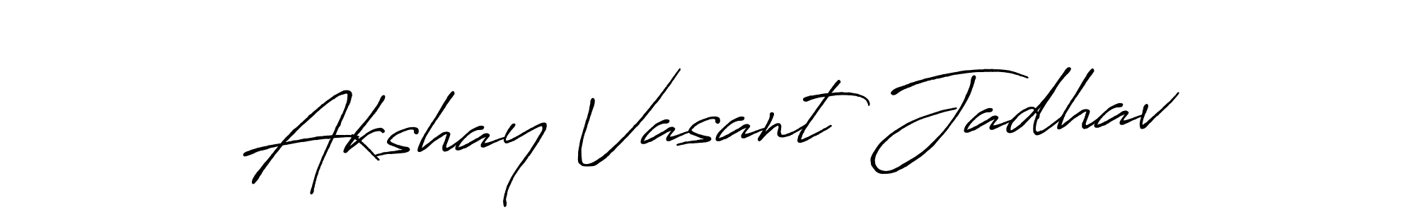 You can use this online signature creator to create a handwritten signature for the name Akshay Vasant Jadhav. This is the best online autograph maker. Akshay Vasant Jadhav signature style 7 images and pictures png