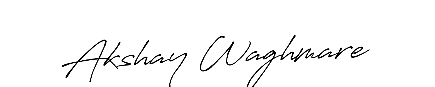 Also we have Akshay Waghmare name is the best signature style. Create professional handwritten signature collection using Antro_Vectra_Bolder autograph style. Akshay Waghmare signature style 7 images and pictures png