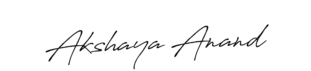Make a beautiful signature design for name Akshaya Anand. Use this online signature maker to create a handwritten signature for free. Akshaya Anand signature style 7 images and pictures png
