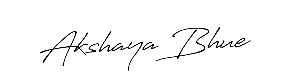 How to make Akshaya Bhue signature? Antro_Vectra_Bolder is a professional autograph style. Create handwritten signature for Akshaya Bhue name. Akshaya Bhue signature style 7 images and pictures png