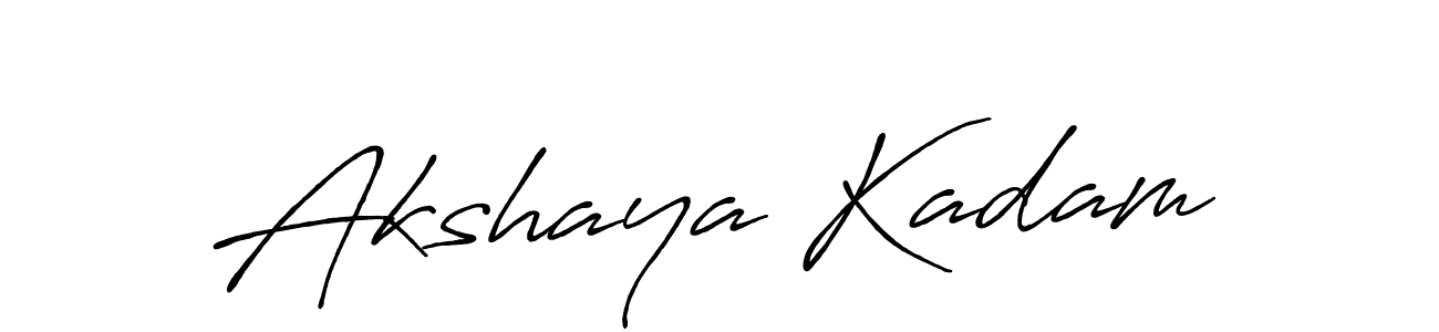 How to make Akshaya Kadam signature? Antro_Vectra_Bolder is a professional autograph style. Create handwritten signature for Akshaya Kadam name. Akshaya Kadam signature style 7 images and pictures png