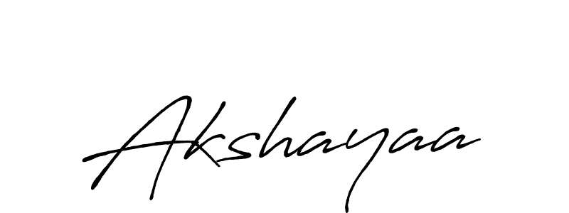 Create a beautiful signature design for name Akshayaa. With this signature (Antro_Vectra_Bolder) fonts, you can make a handwritten signature for free. Akshayaa signature style 7 images and pictures png