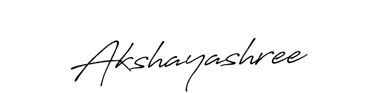 Create a beautiful signature design for name Akshayashree. With this signature (Antro_Vectra_Bolder) fonts, you can make a handwritten signature for free. Akshayashree signature style 7 images and pictures png