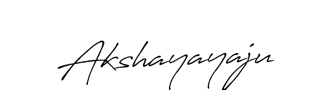 Make a beautiful signature design for name Akshayayaju. With this signature (Antro_Vectra_Bolder) style, you can create a handwritten signature for free. Akshayayaju signature style 7 images and pictures png