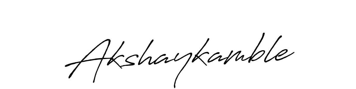 It looks lik you need a new signature style for name Akshaykamble. Design unique handwritten (Antro_Vectra_Bolder) signature with our free signature maker in just a few clicks. Akshaykamble signature style 7 images and pictures png