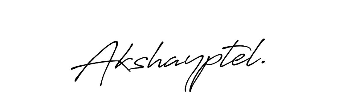 Use a signature maker to create a handwritten signature online. With this signature software, you can design (Antro_Vectra_Bolder) your own signature for name Akshayptel.. Akshayptel. signature style 7 images and pictures png