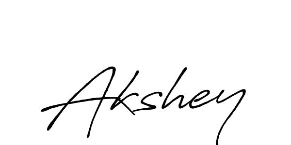 Make a beautiful signature design for name Akshey. With this signature (Antro_Vectra_Bolder) style, you can create a handwritten signature for free. Akshey signature style 7 images and pictures png