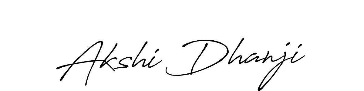 You can use this online signature creator to create a handwritten signature for the name Akshi Dhanji. This is the best online autograph maker. Akshi Dhanji signature style 7 images and pictures png