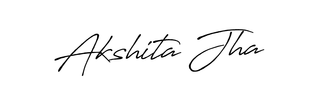 The best way (Antro_Vectra_Bolder) to make a short signature is to pick only two or three words in your name. The name Akshita Jha include a total of six letters. For converting this name. Akshita Jha signature style 7 images and pictures png