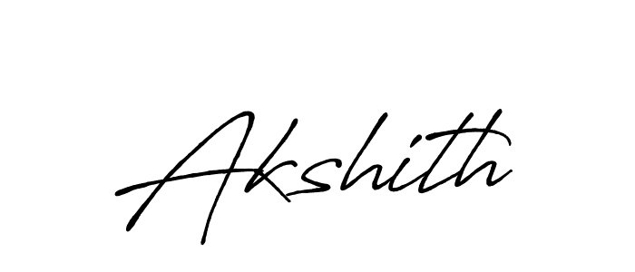 Also You can easily find your signature by using the search form. We will create Akshith name handwritten signature images for you free of cost using Antro_Vectra_Bolder sign style. Akshith signature style 7 images and pictures png
