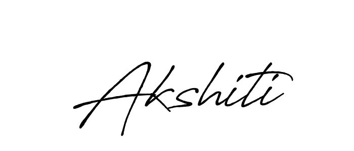 How to make Akshiti signature? Antro_Vectra_Bolder is a professional autograph style. Create handwritten signature for Akshiti name. Akshiti signature style 7 images and pictures png