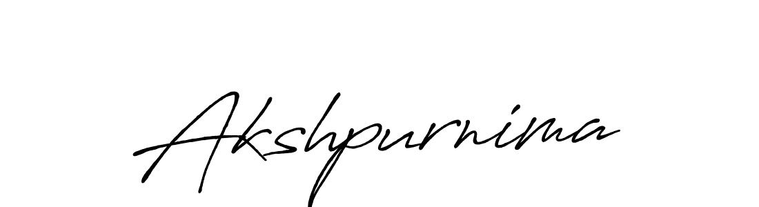 Use a signature maker to create a handwritten signature online. With this signature software, you can design (Antro_Vectra_Bolder) your own signature for name Akshpurnima. Akshpurnima signature style 7 images and pictures png
