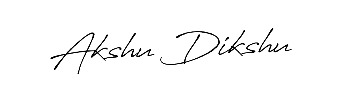 Similarly Antro_Vectra_Bolder is the best handwritten signature design. Signature creator online .You can use it as an online autograph creator for name Akshu Dikshu. Akshu Dikshu signature style 7 images and pictures png