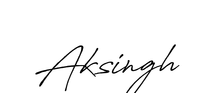 How to make Aksingh name signature. Use Antro_Vectra_Bolder style for creating short signs online. This is the latest handwritten sign. Aksingh signature style 7 images and pictures png