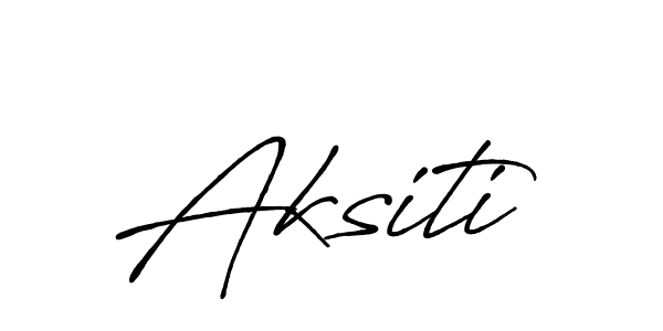 Make a beautiful signature design for name Aksiti. Use this online signature maker to create a handwritten signature for free. Aksiti signature style 7 images and pictures png