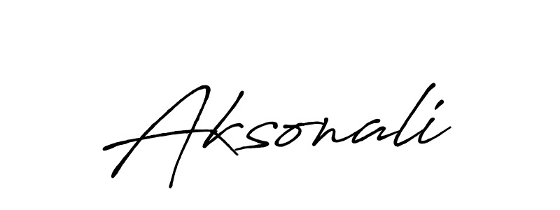 Make a beautiful signature design for name Aksonali. Use this online signature maker to create a handwritten signature for free. Aksonali signature style 7 images and pictures png