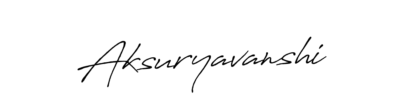 How to make Aksuryavanshi name signature. Use Antro_Vectra_Bolder style for creating short signs online. This is the latest handwritten sign. Aksuryavanshi signature style 7 images and pictures png