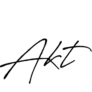 Make a beautiful signature design for name Akt. With this signature (Antro_Vectra_Bolder) style, you can create a handwritten signature for free. Akt signature style 7 images and pictures png
