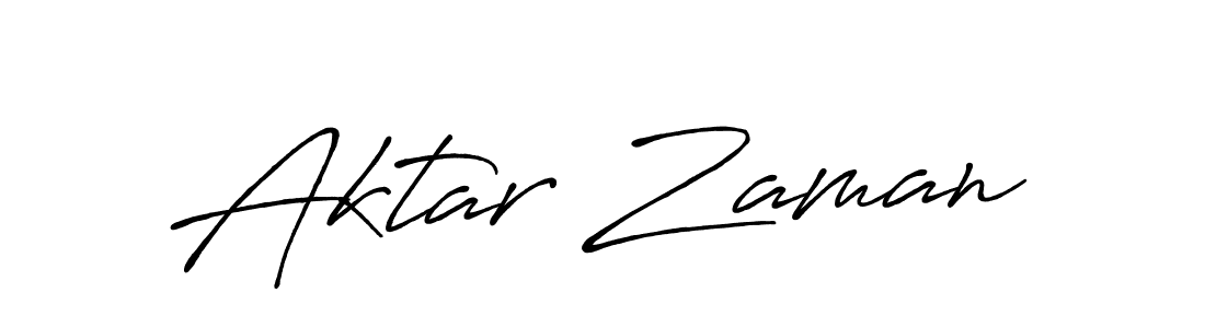 Also You can easily find your signature by using the search form. We will create Aktar Zaman name handwritten signature images for you free of cost using Antro_Vectra_Bolder sign style. Aktar Zaman signature style 7 images and pictures png