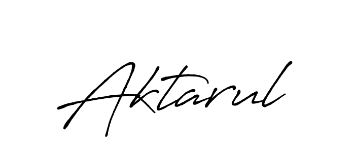How to make Aktarul signature? Antro_Vectra_Bolder is a professional autograph style. Create handwritten signature for Aktarul name. Aktarul signature style 7 images and pictures png