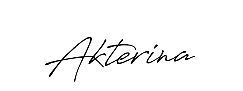 See photos of Akterina official signature by Spectra . Check more albums & portfolios. Read reviews & check more about Antro_Vectra_Bolder font. Akterina signature style 7 images and pictures png