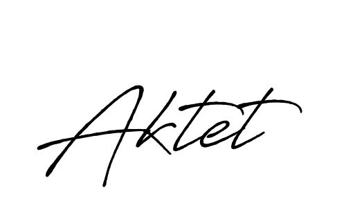 How to make Aktet name signature. Use Antro_Vectra_Bolder style for creating short signs online. This is the latest handwritten sign. Aktet signature style 7 images and pictures png