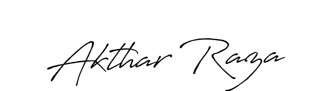 Also we have Akthar Raza name is the best signature style. Create professional handwritten signature collection using Antro_Vectra_Bolder autograph style. Akthar Raza signature style 7 images and pictures png