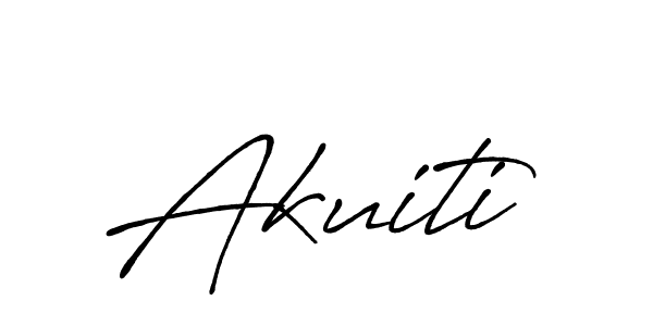 Once you've used our free online signature maker to create your best signature Antro_Vectra_Bolder style, it's time to enjoy all of the benefits that Akuiti name signing documents. Akuiti signature style 7 images and pictures png